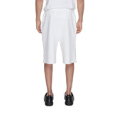 Underclub White Cotton Bermuda Shorts